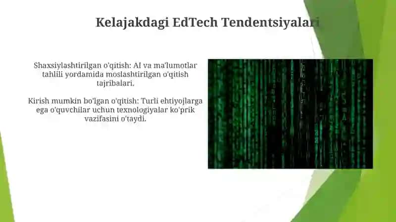 Rivojlantiruvchi ta'lim texnologiyasi slayd 3