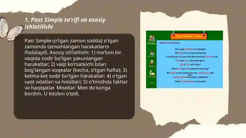 Past Simple Tense 3
