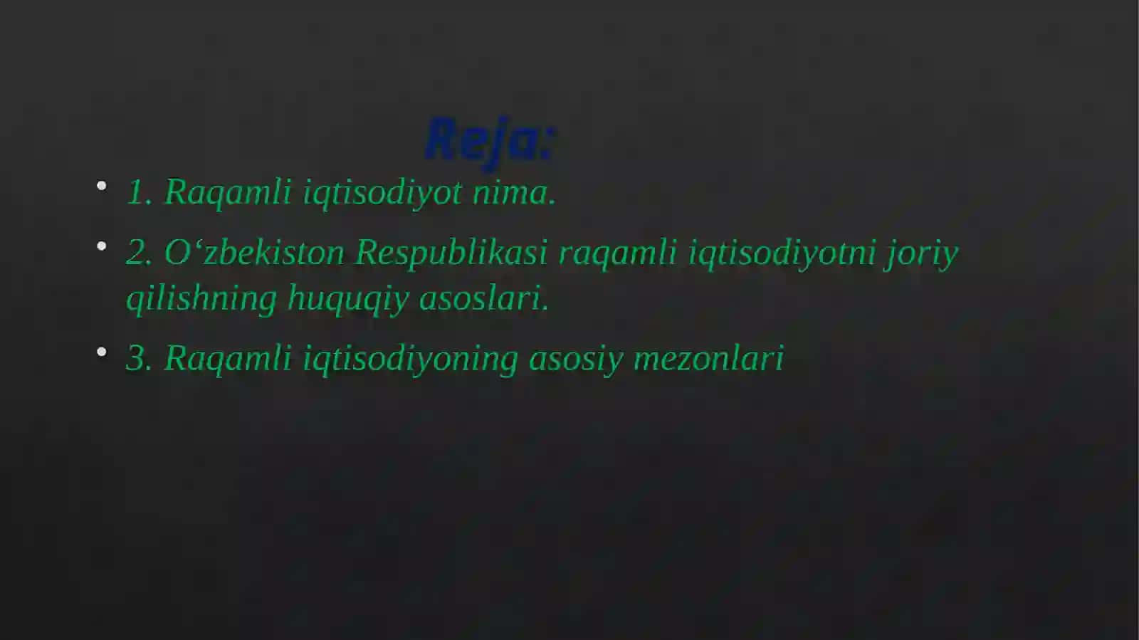 Mamlakatiqtisodiyotinirivojlantirishdainformatikavaraqamlitexnologiyalariningo‘rni 3