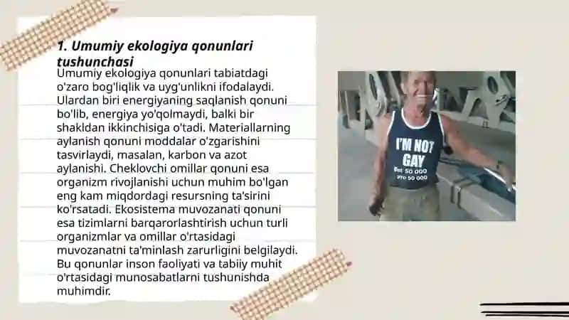 Umumiy ekologiya qonunlari 3