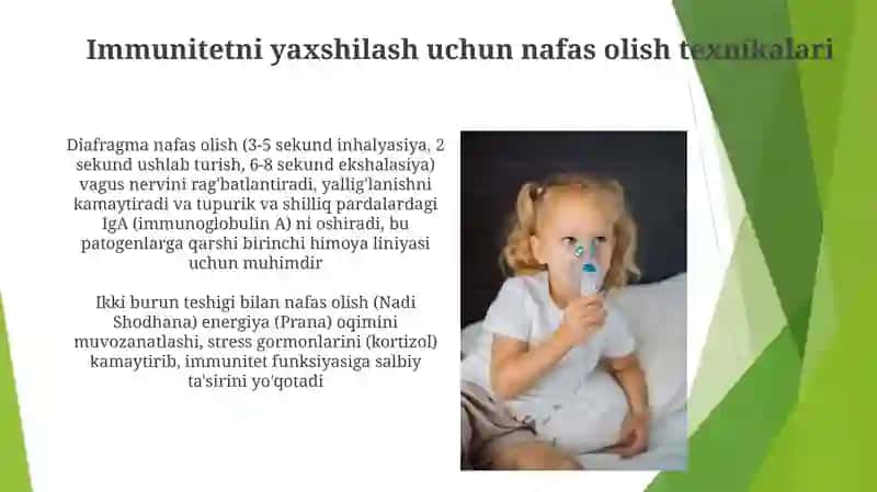 Nafas tizmining yosh xususiyati va gigeyenasi 3