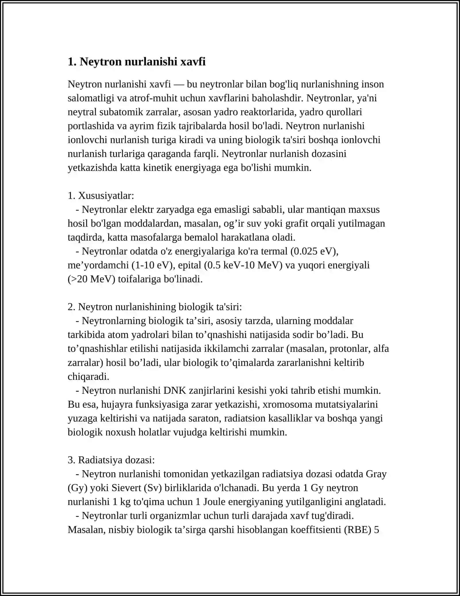 O‘ZBEKISTONDA BO‘LISHI MUMKIN BO‘LGAN TEXNOGEN XAVFLAR 3