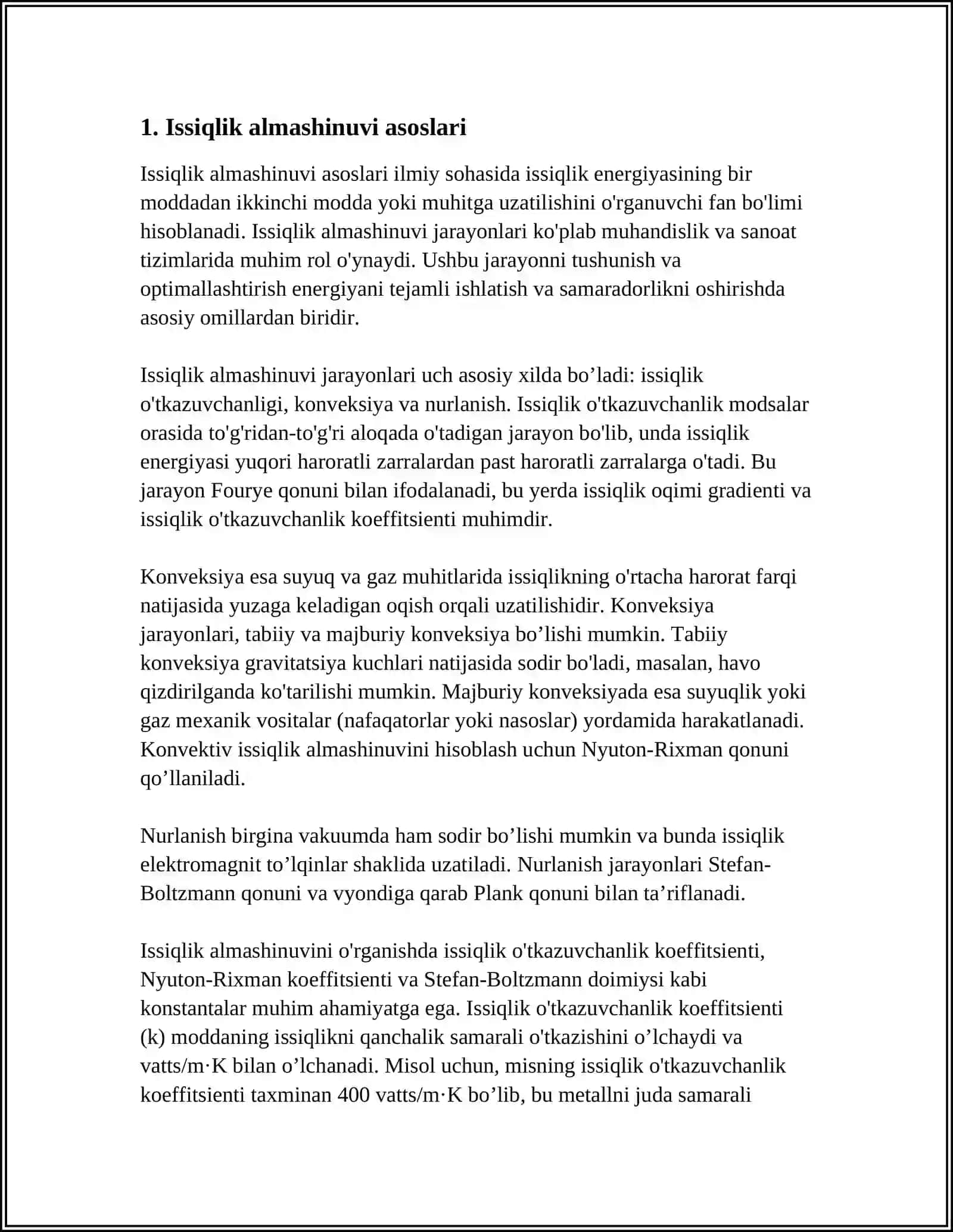 BUGʻ QOZONLARINING ISSIQLIK VA GIDRAVLIK HISOBLASH ASOSLARI 3