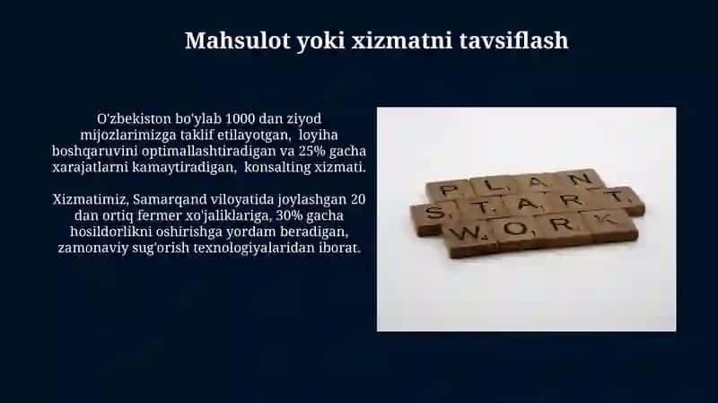 Biznes reja tuzish va uni amalga oshirish 3