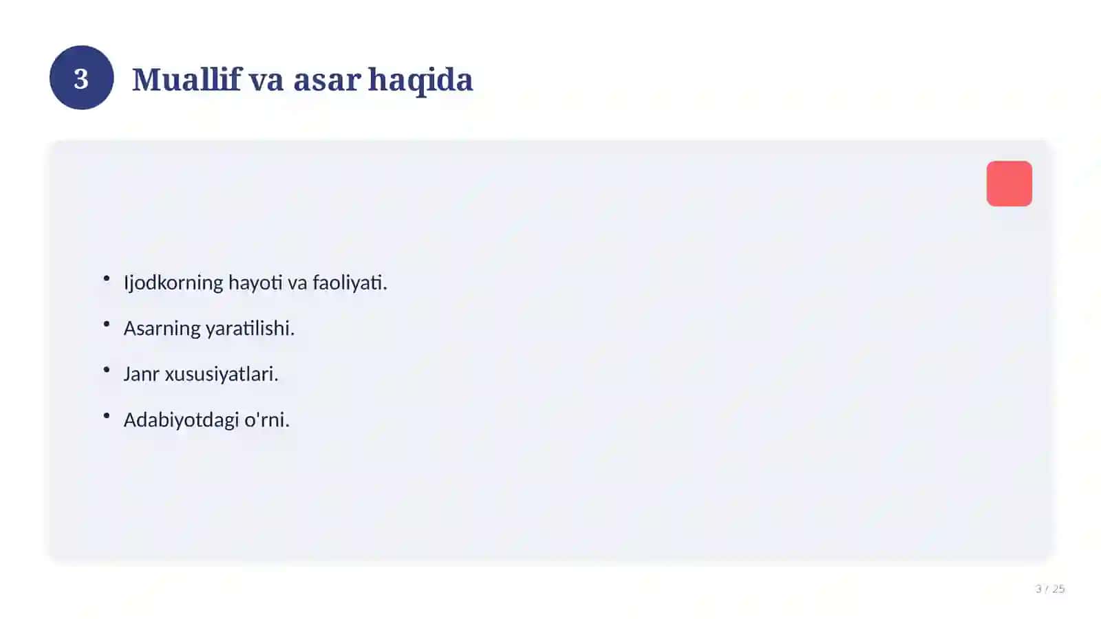 ABDULLA QODIRIYNING OʻTKAN KUNLAR ROMANINI OʻRGANISH 3