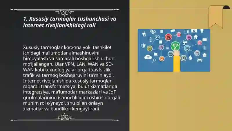 Xususiy tarmoqlar va internetni rivojlanishi 3