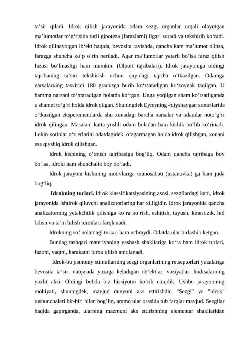 IDROKNING MURAKKAB TURLARI 3