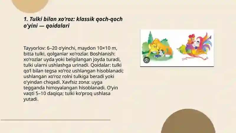 Tulki bilan xoʻroz 3