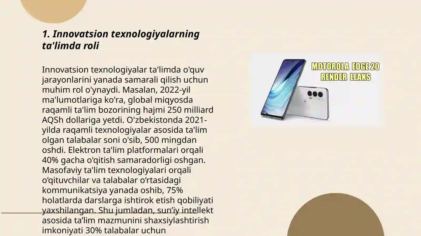 Innovatsion texnologiyalar asosida tabiat bilan tanishtirish mashgʻulotlarini ijodiy tashkil etish 3