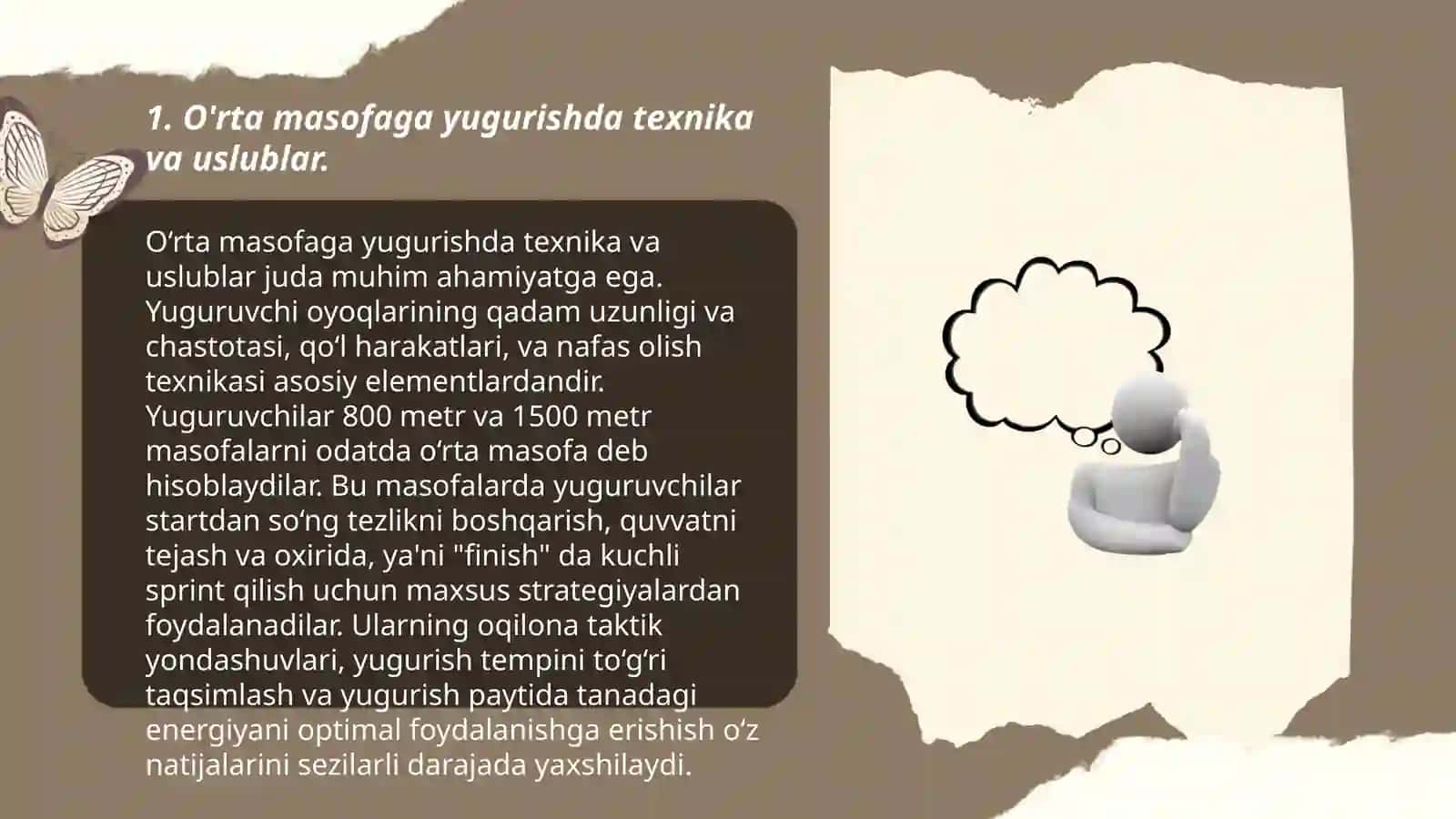 O'rta masofaga yugurish (500-1000) 3
