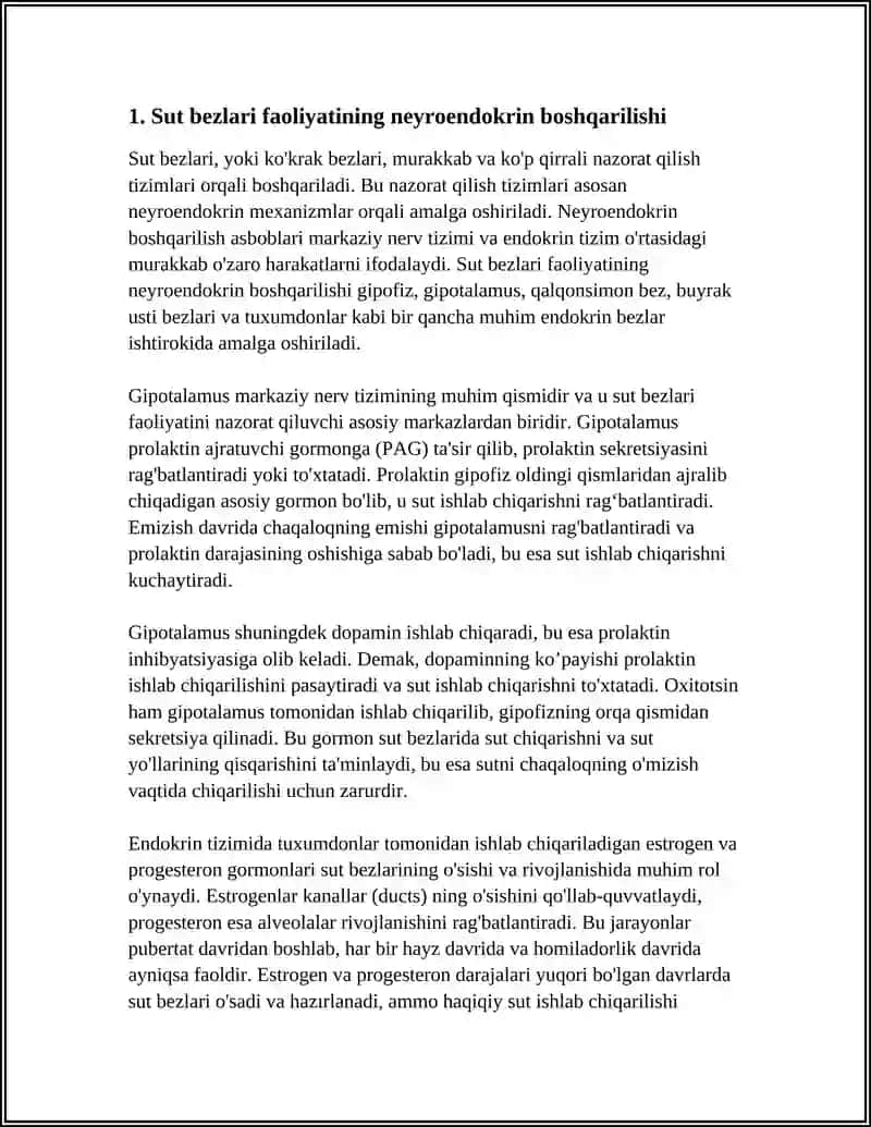 SUT BEZLARI FAOLIYATINING BOSHQARILUVI 3