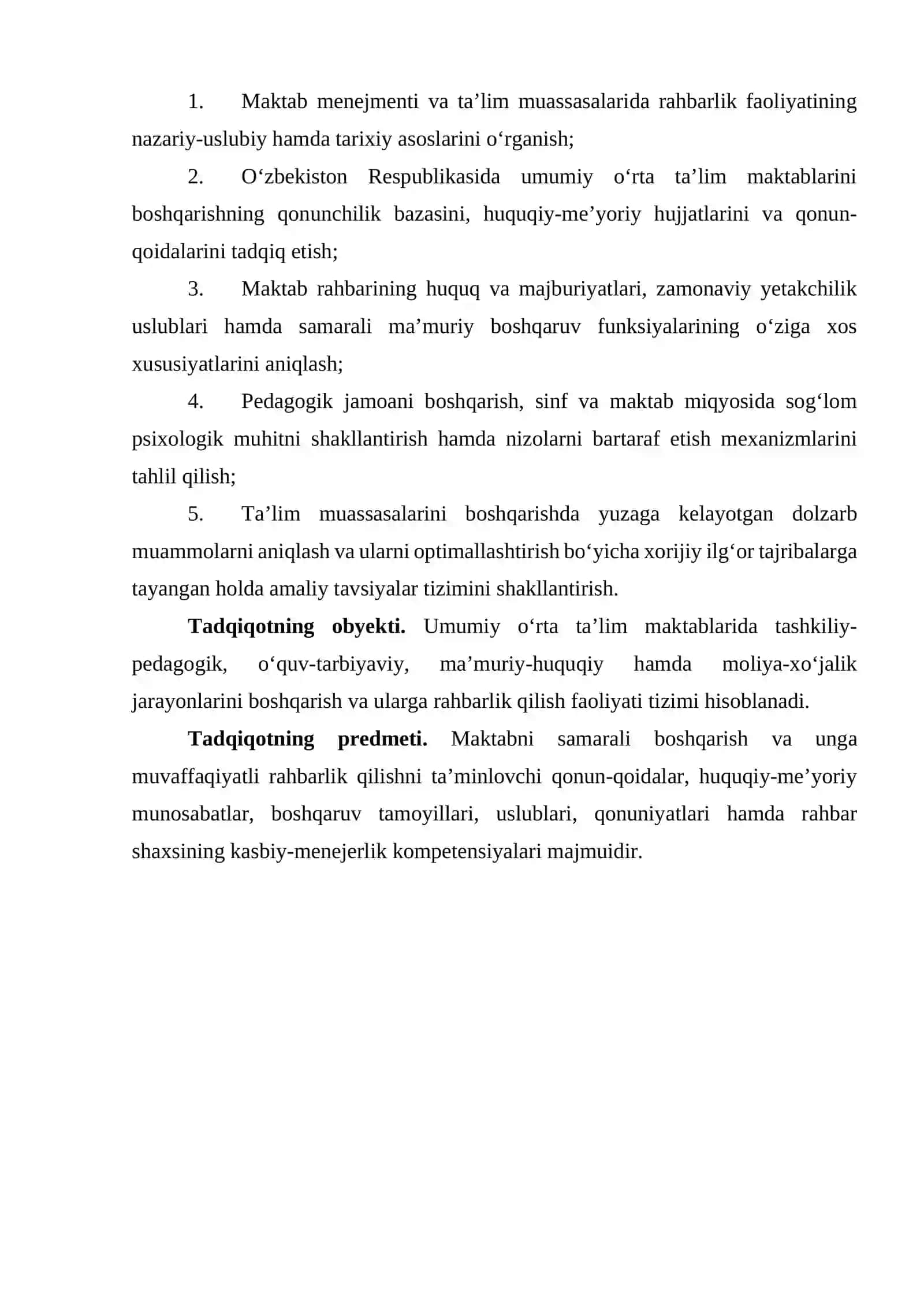 Maktabni boshqarish va unga rahbarlik qilishning qonun qoidalari 3