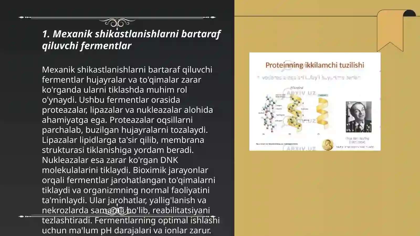 Reparatsiya fermentlari faoliyatining xilma-xilligi.Noallel genlarning oʻzaro taʼsiri.pleyotropiya 3