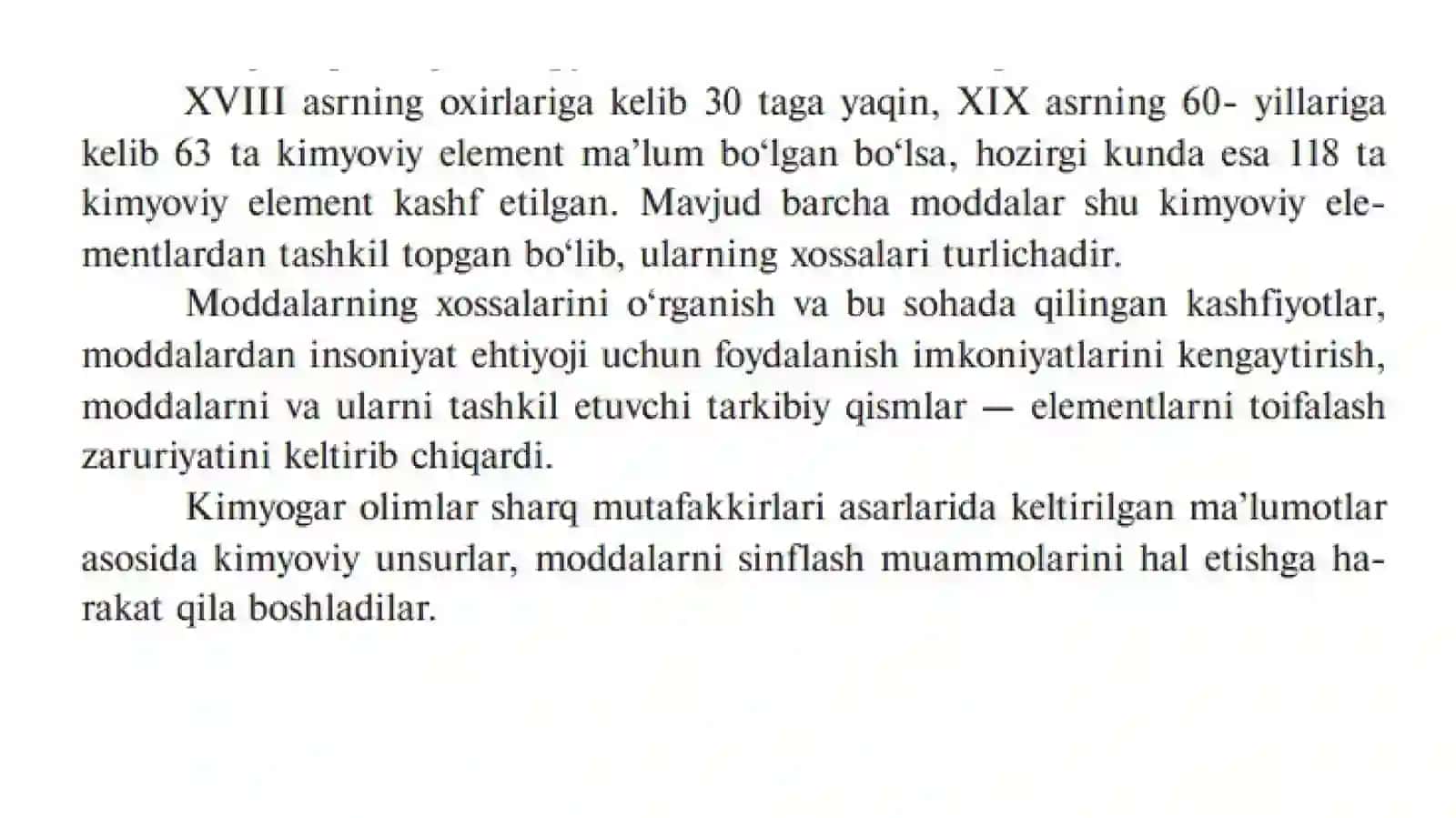 Davriy qonun va davriy jadvalni o‘qitish metodikasi 3