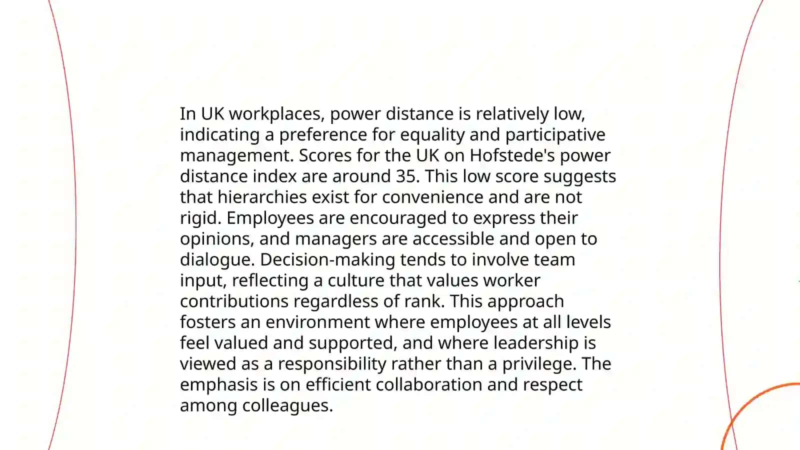 Culture of the UK from 6 dimensions of G. Holstede 3