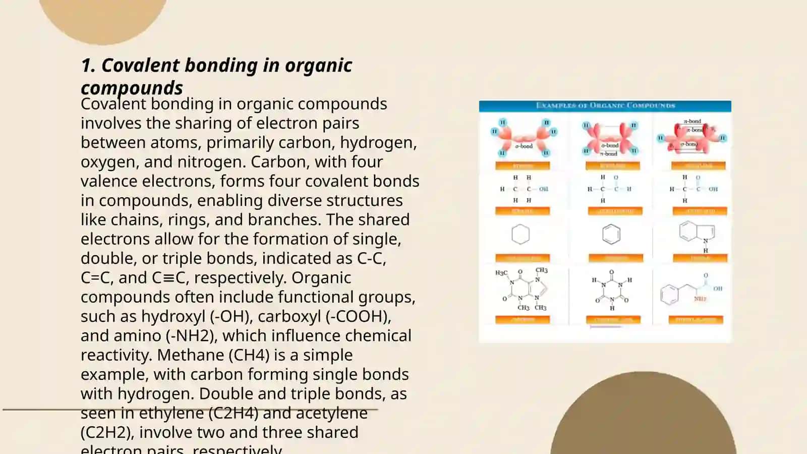 Elementorganic compounds structure 3