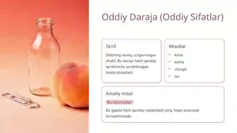 Sifatlarning Darajalari va Ularning Tahlili 3