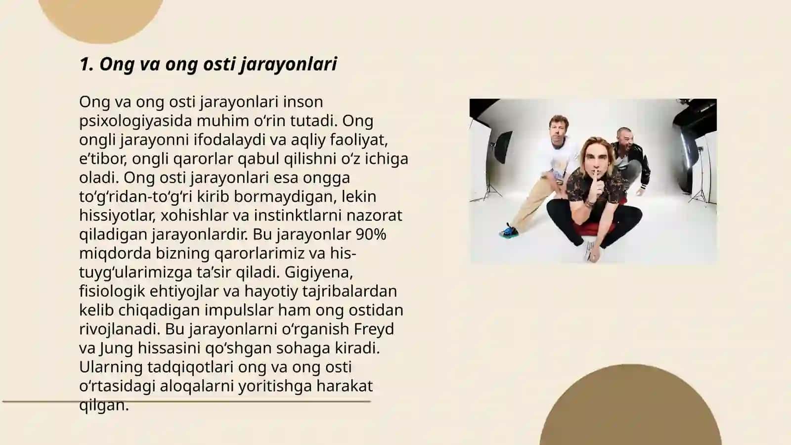 Psixik jarayonlarning vujudga kelishi 3