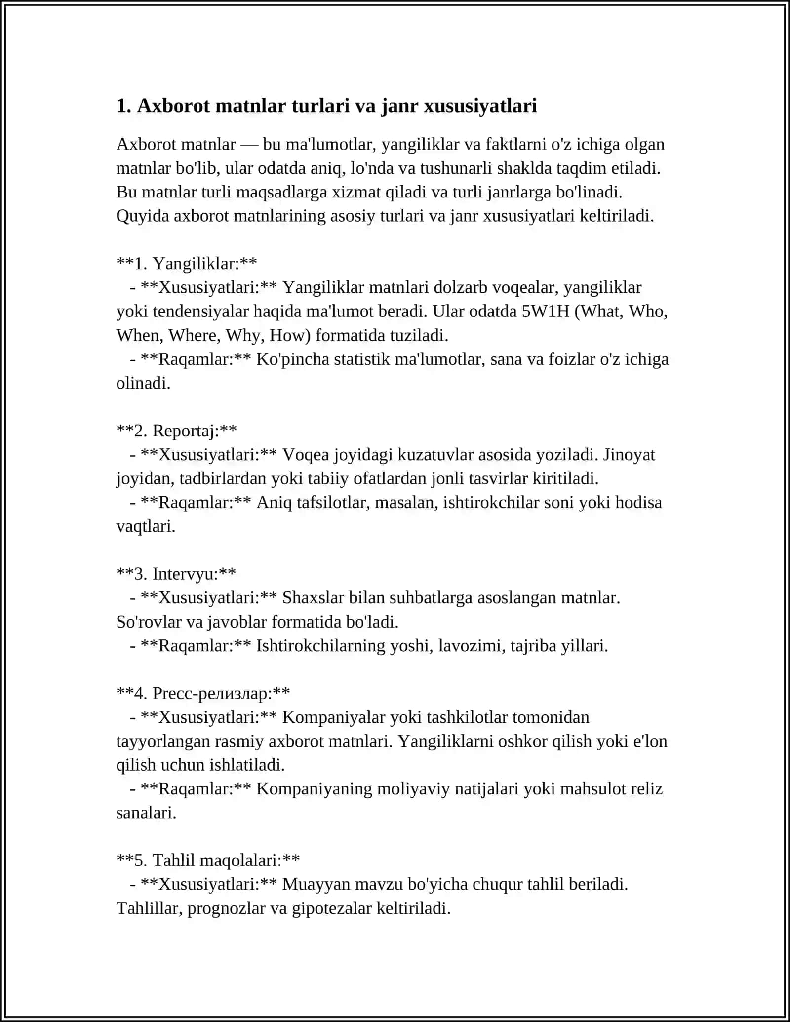 AXBOROT MATNLAR BILAN ISHLASH VA MEDIA MADANIYAT 3