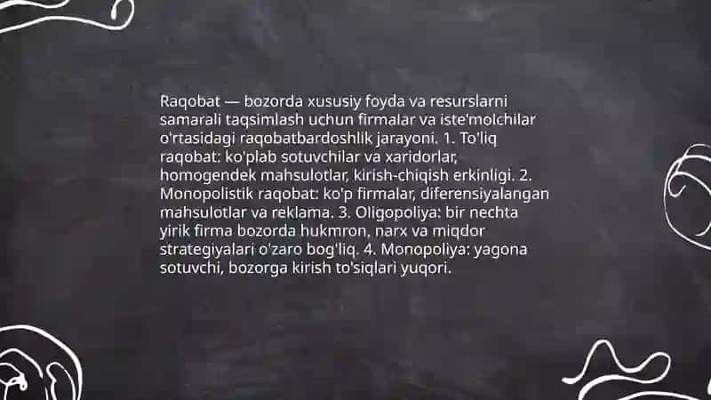 Raqobat va monopoliya 3