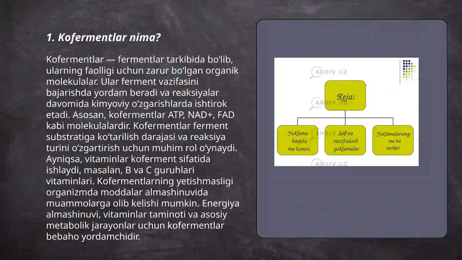 Kofofermentlar haqida ma'lumot 3