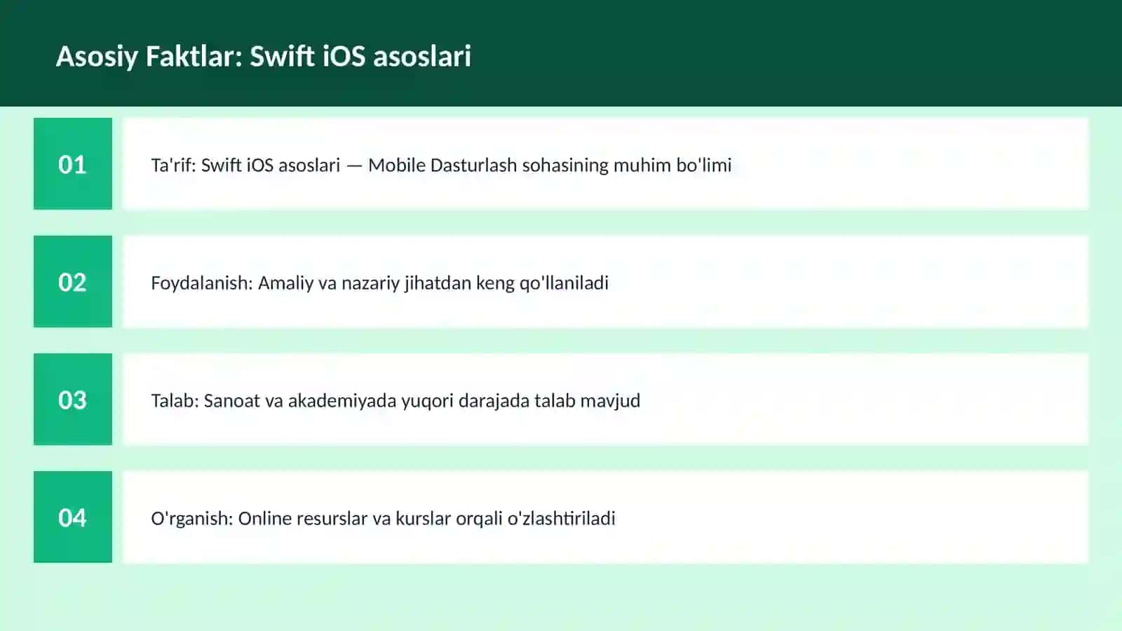 Swift iOS asoslari 3