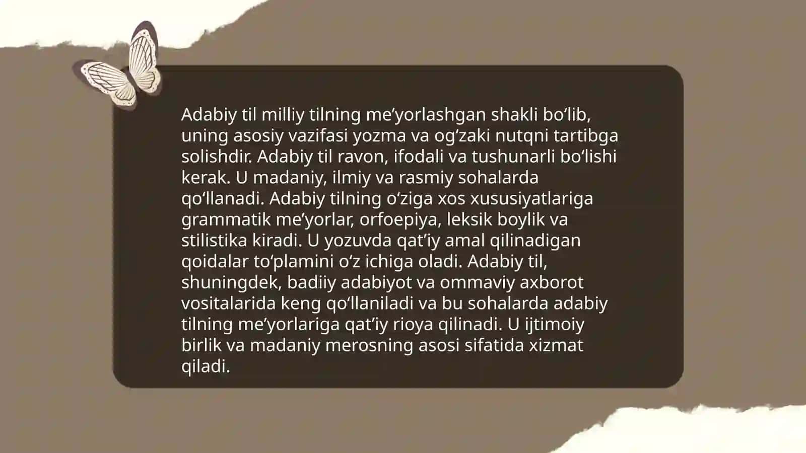 Adabiy til va shevalar 3