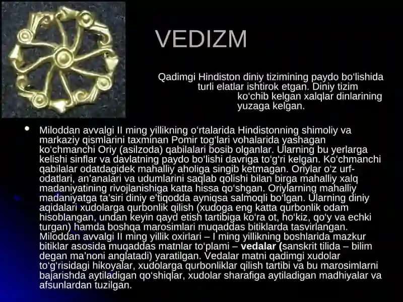 Vedizm 3