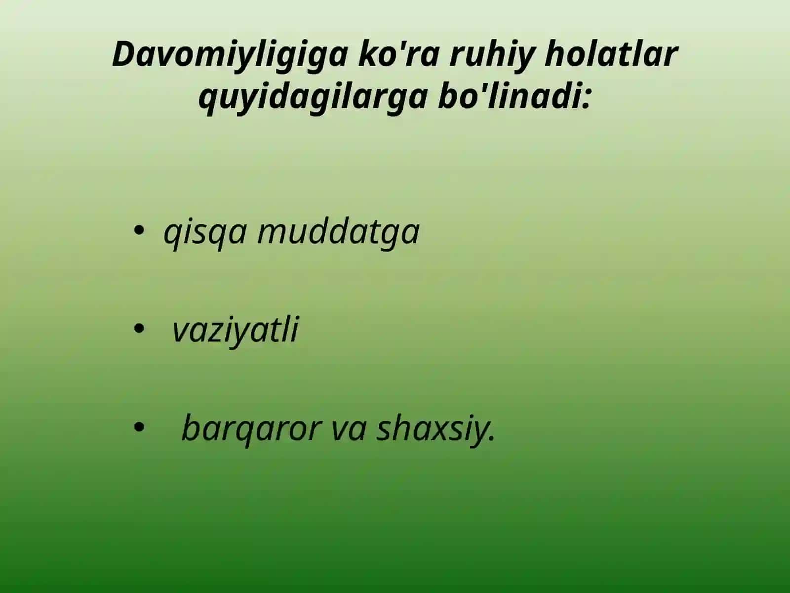 Insonning ruhiy holati 3