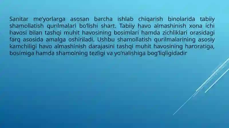 Ishlabchiqarish korxonalarini sh amollatish tizimi 3