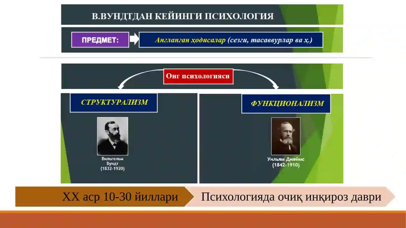 ПСИХОЛОГИЯ ФАНИДА УМУМИЙ МЕТОДОЛОГИК АСОС МУАММОСИ 3