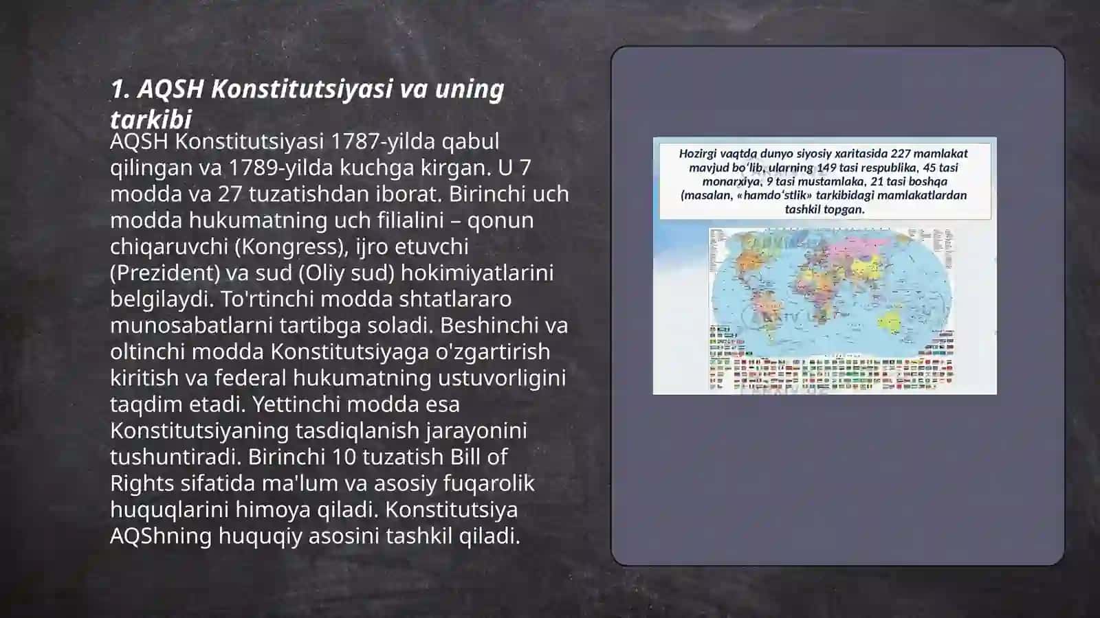AQSH siyosiy huquqiy taʼlimotlari 3