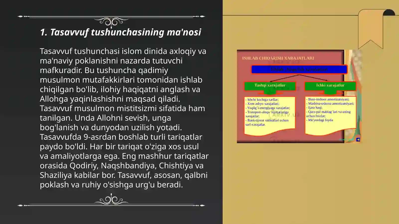 Tasavvuf tushunchasi va mohiyati tasavvufning kelib chiqishi mazmuni va rivoji 3