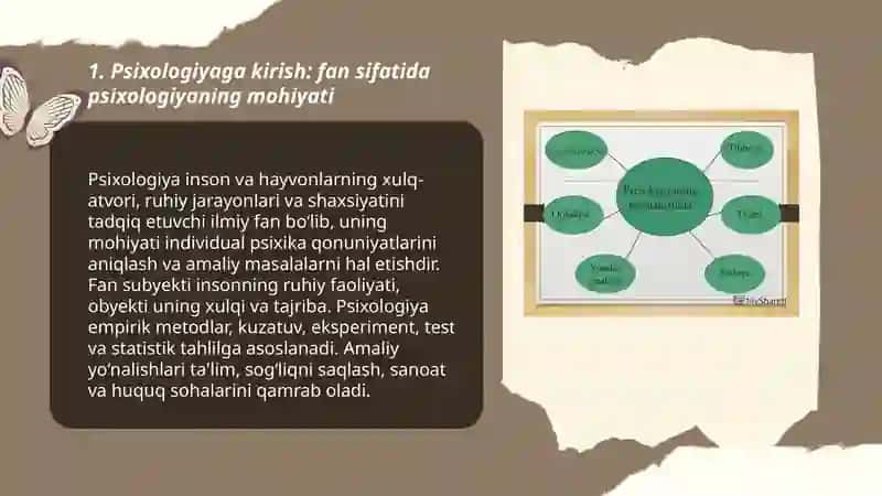 Psixologiyaga kirish va uning predmenti 3