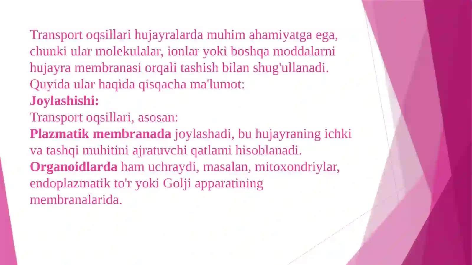 Nanobiotexnologiya fanidagi taqdimot 3