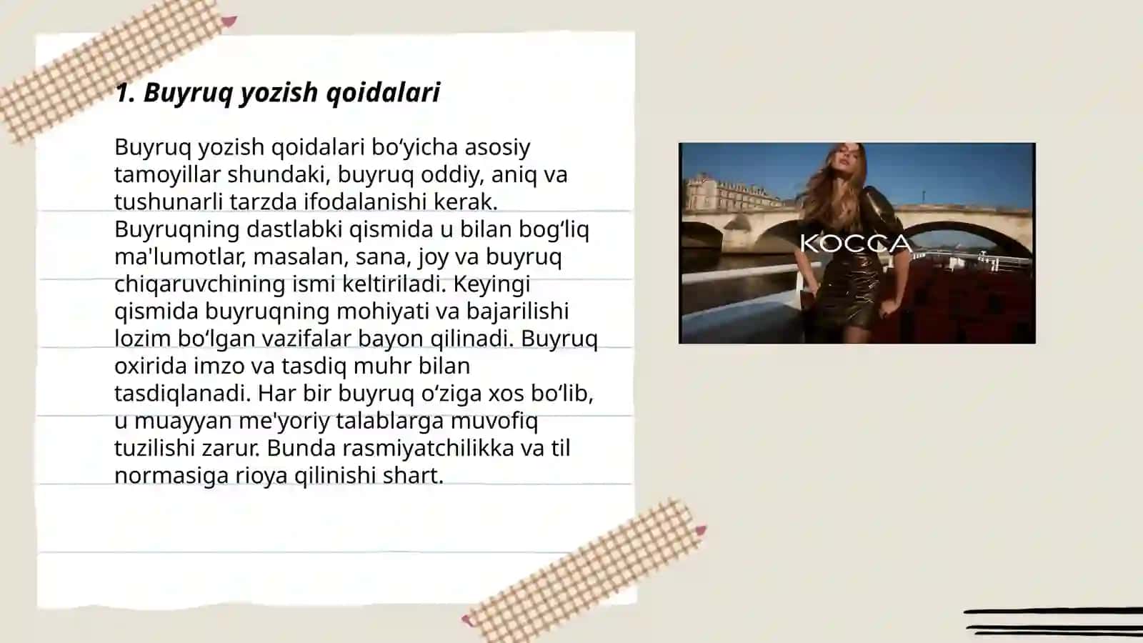 Farmoyish hujjatlari 3