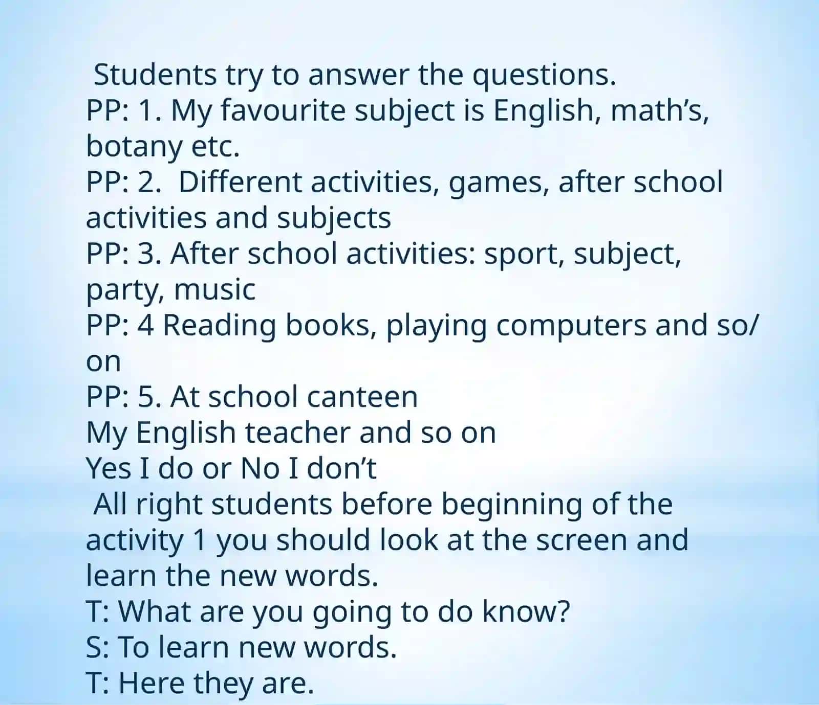 Form5Unit4Theme“School subjects” 3