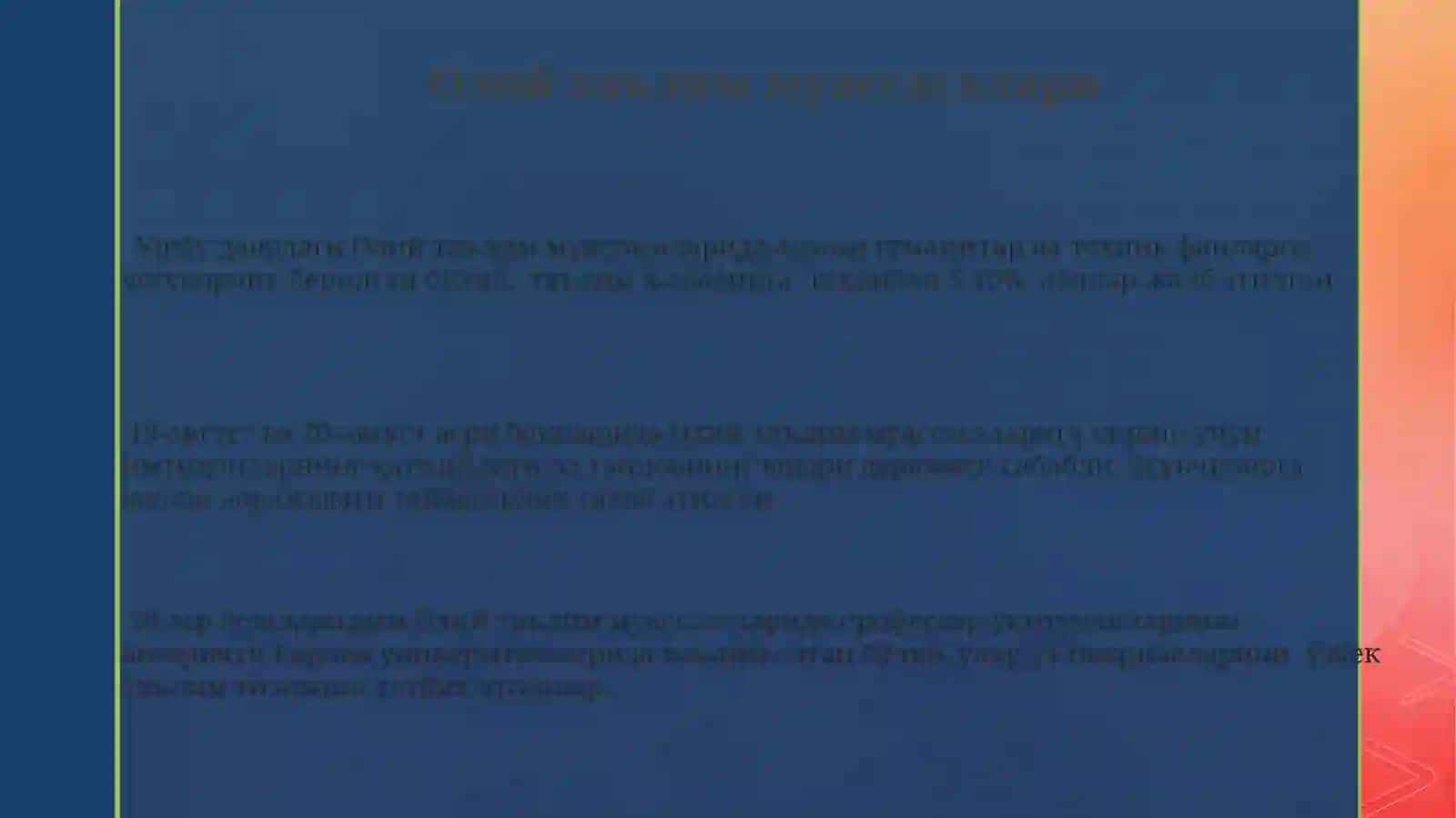 XIX-XX asr boshlaridagi ta'lim 3