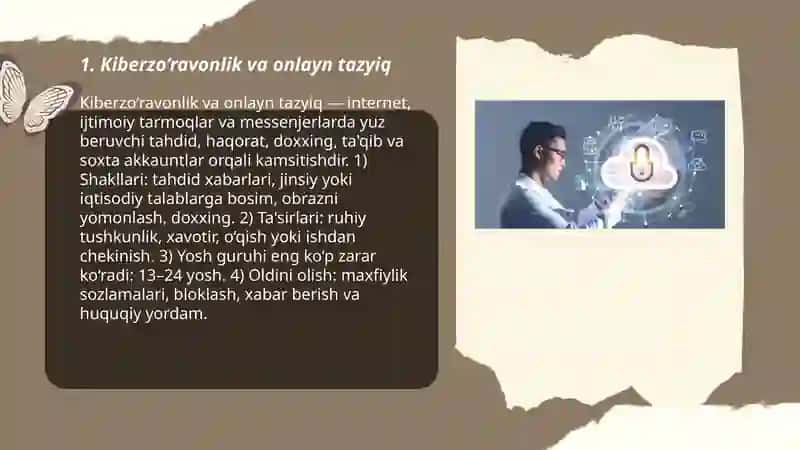 Kiberzo‘ravonlik va onlayn tazyiq 3