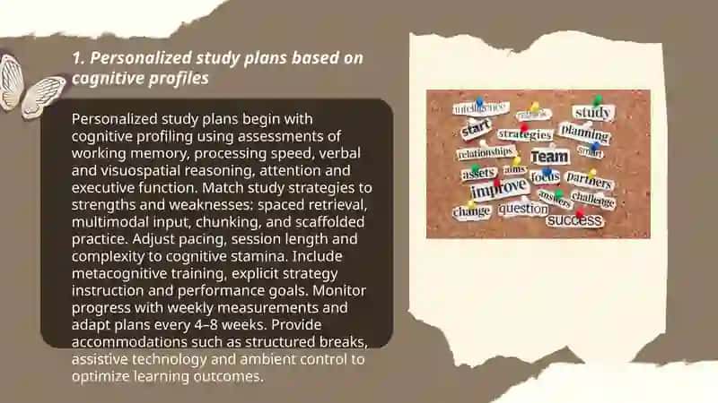 Successful study: Intelligence,strategy and personalised 3