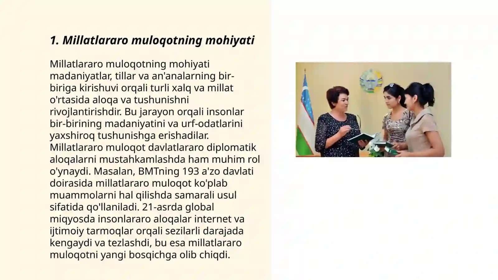 Millatlararo muloqot madaniyati 3