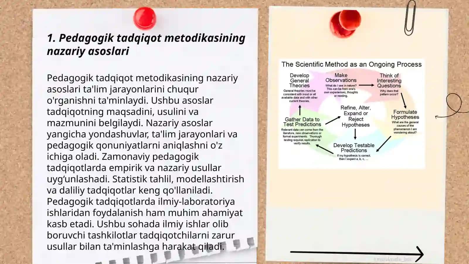 Pedagogika faninining ilmiy tadqiqot metodlari 3