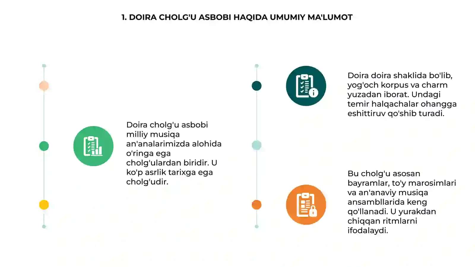 DOIRA CHOLG'U ASBOBI BILAN TANISHTIRISH 3