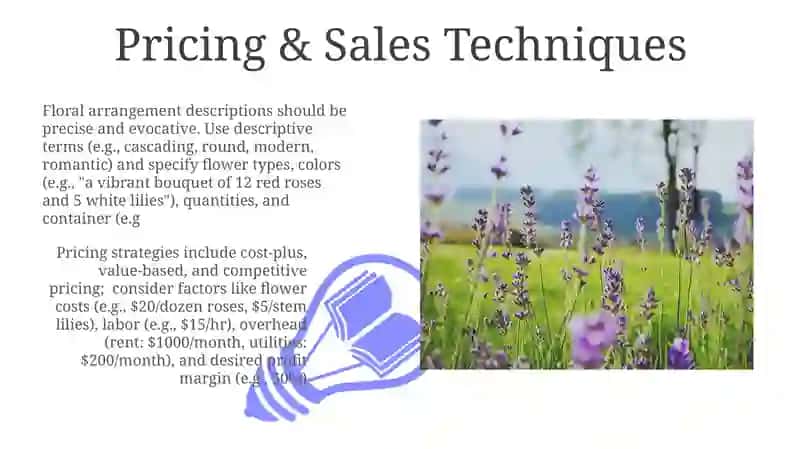 English for florists: Floral arrangement descriptions and customer orders 3