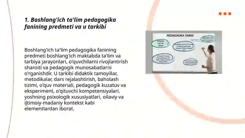 Boshlang'ich ta'lim pedagogika fanining predmeti,maqsadi,vazifasi,ilmiy tatqiqot mefodlari 3