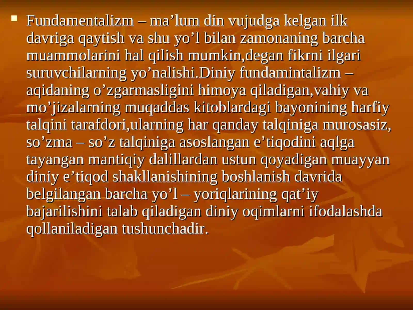 Diniy Ekstremizm Fundаmentаlizm, Hаlqаrо Terrоrizm 3