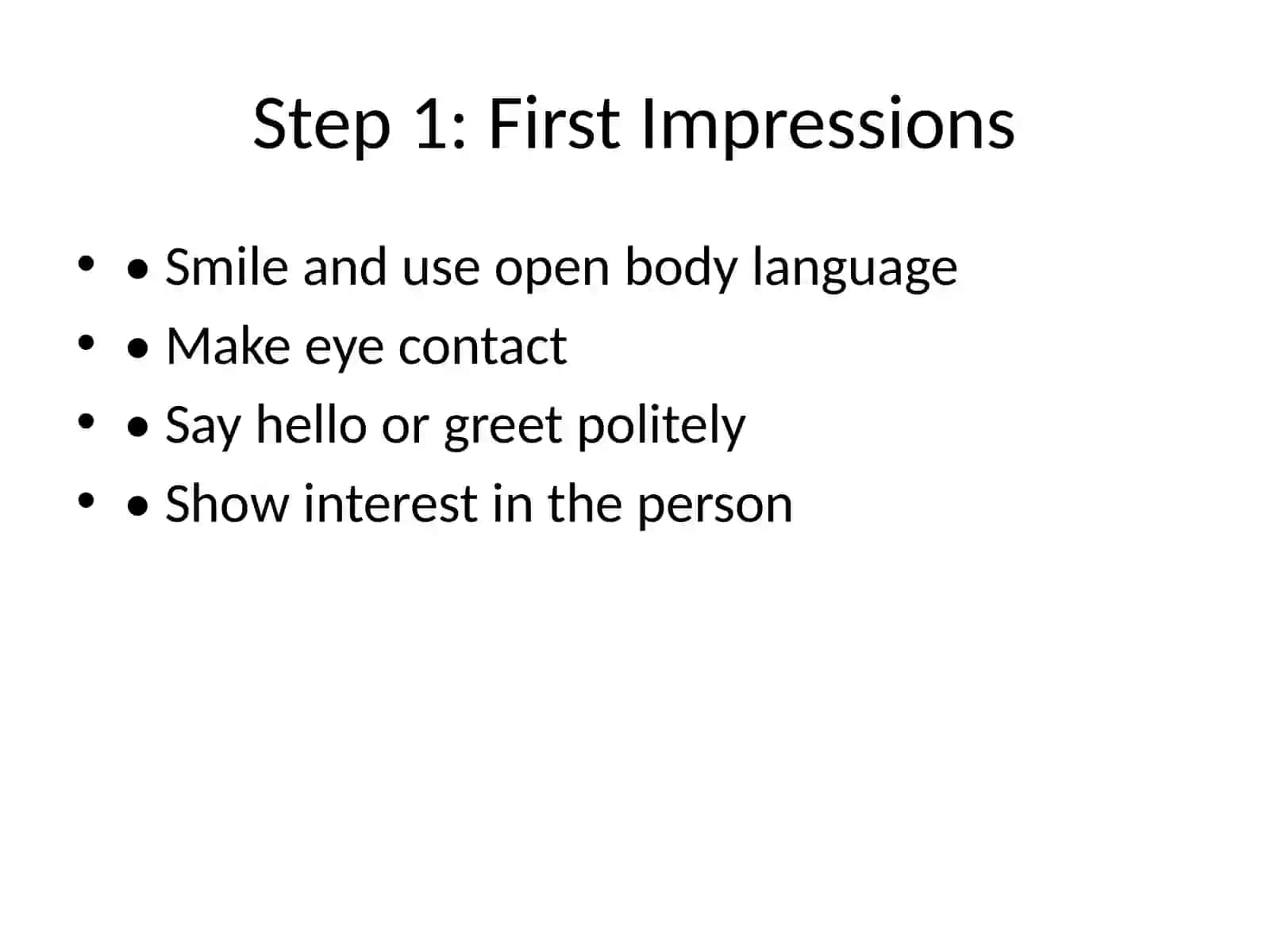 How to Start a Conversation with Strangers 3