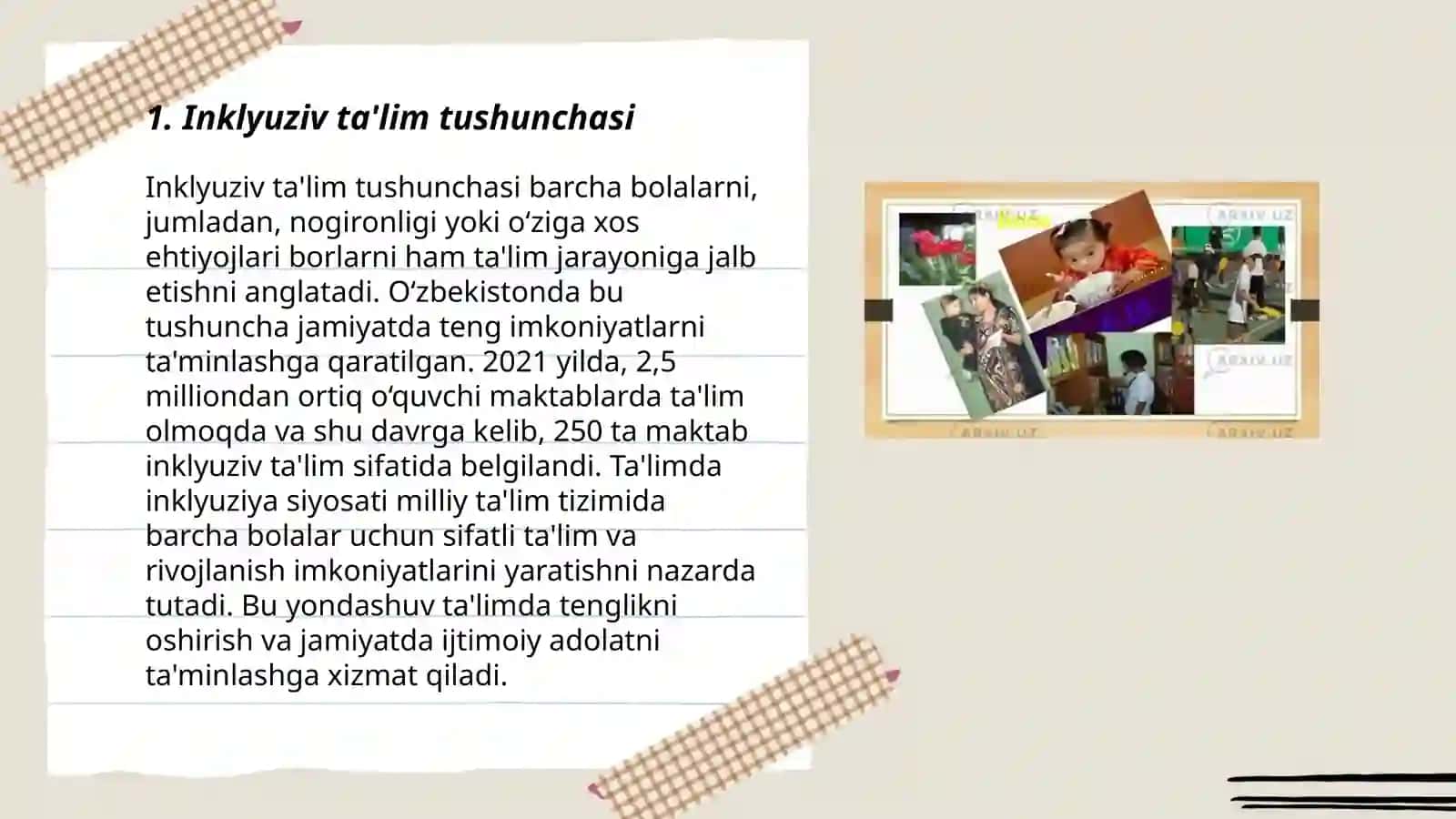 Inklyuziv ta'limning huquqiy va me'yoriy asoslari 3