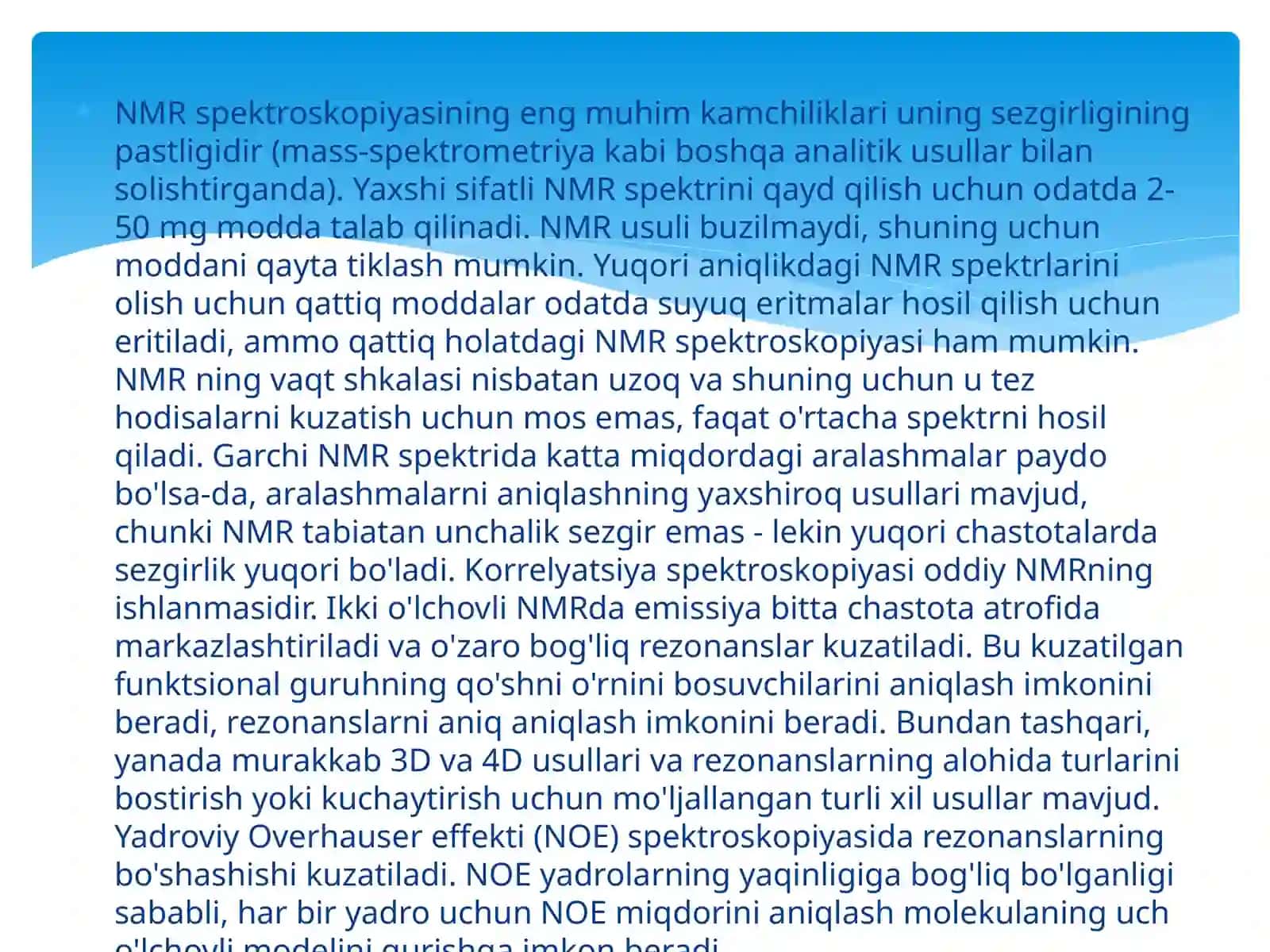 YADRO MAGNIT REZOMASI SPEKTROSKOPIYASI 3