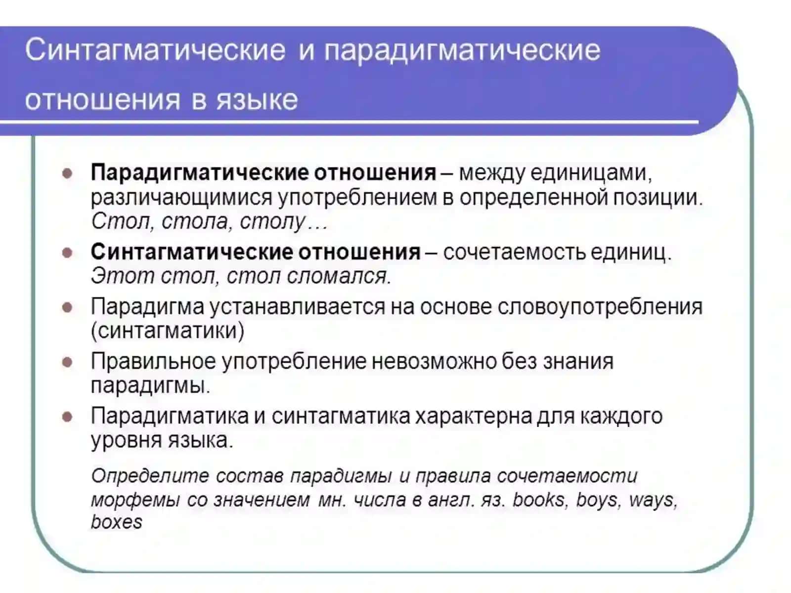 Синтагматика и парадигматика фонетических единиц. Звуки речи в речевом потоке. Понятие фонетической позиции. Сильные и слабые позиции звуков 3